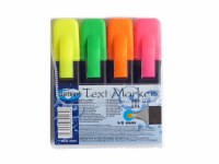 HIGHLIGHTERS ASSTD 4 PACK