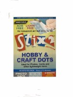 HOBBY & CRAFT DOTS 10mm REMOV