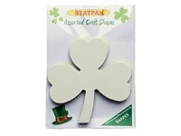 SHAMROCK LARGE WHITE CARD 20PK