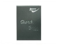 SKETCH PAD A4 SPIRAL BLACK