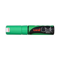 UNI CHALK MARKERP8 FLGREEN 8mm