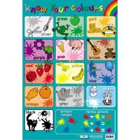 WALL CHART KNOW YOUR COLOURS