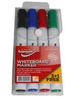 WHITEBOARD MARKERS 4 PACK