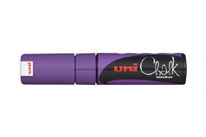 UNI CHALK MARKER P8 VIOLET 8mm