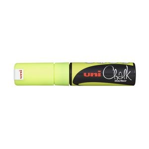 UNI CHALK MARKER P8 YELLOW 8mm