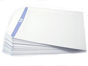 ENVELOPES WHITE C4 50PK P&amp;S