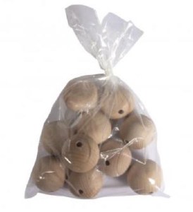 WOODEN BEADS 50MM 10 PACK