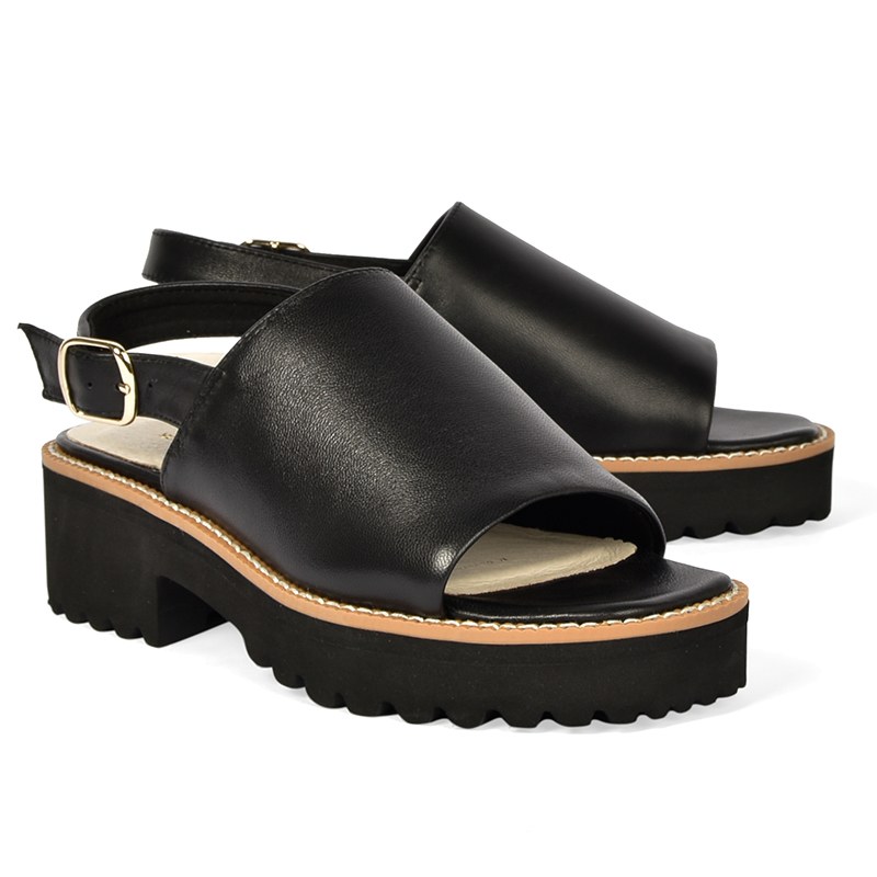 All Black OT Lugg Sandal - Black - Imelda's Shoes and Louie's Shoes for ...