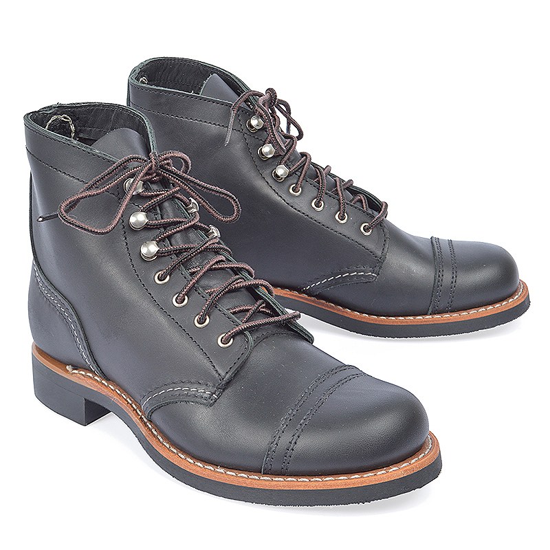 Redwing 3366 Wmns Iron Ranger - Black - Imelda's Shoes and Louie's ...