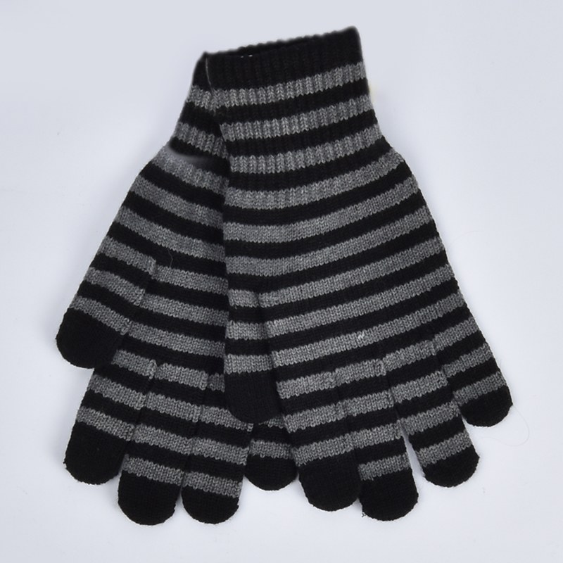 smartwool striped liner glove