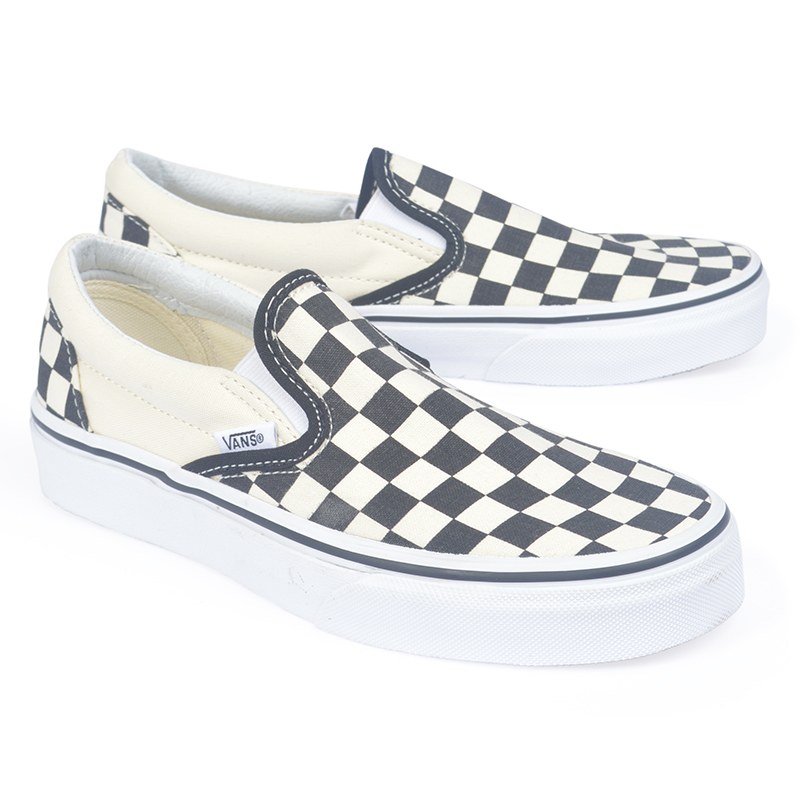 Vans Slip On Checker - Black/White - Imelda's Shoes and Louie's Shoes ...