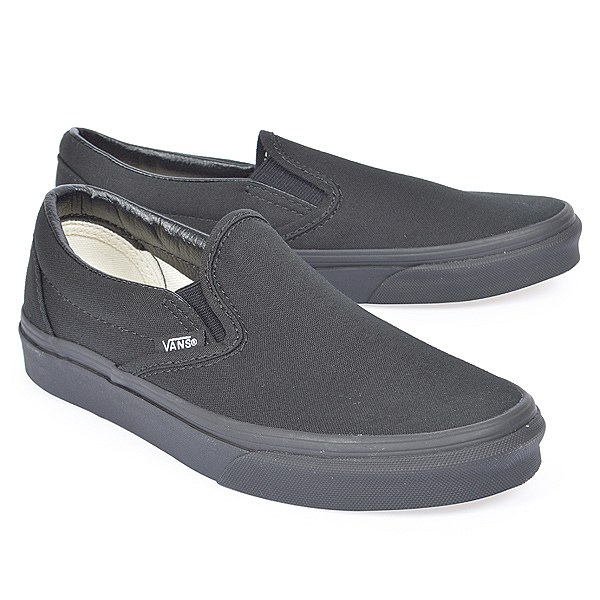 Vans Classic Slip On W Canvas - Black/Black - Imelda's Shoes and Louie ...