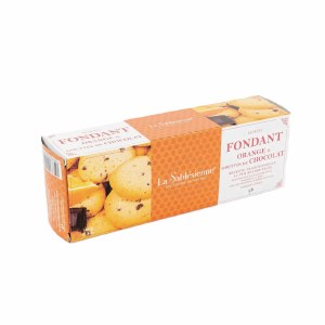 Boxed Fondant Cookies Orange &amp; Chocolate