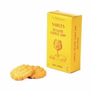 Savory Cocktail Biscuits Parmesan &amp; Sesame