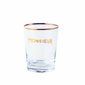 Glass Tumbler &quot;Monsieur&quot;
