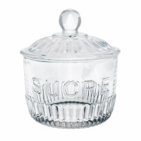 Glassware Sugar Jar Sucre