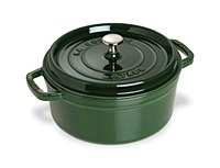 Staub Cocotte 4qt Round Green