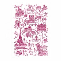 Torchon Paris Toile