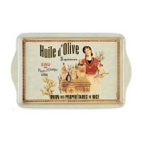 Metal Huile d' Olive Tray