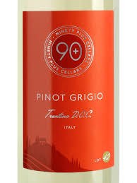 90+ Cellars Pinot Grigio 750ml
