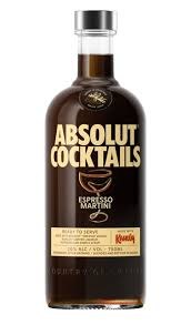 ABSOLUT ESPRESSO MARTINI 750ML