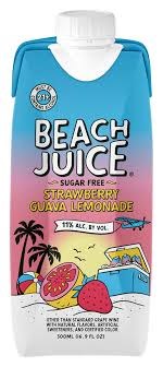 BEACH JUICE STRAW/GUAVA 500ML