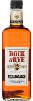 MR BOSTON ROCK & RYE 750ML