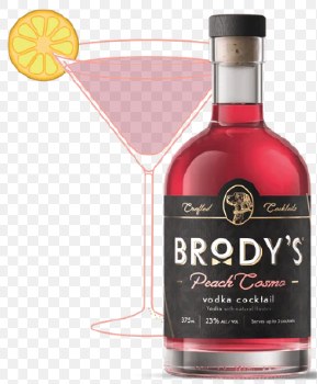 BRODY'S PEACH COSMO 375ML