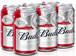 BUD 12OZ 6PK CAN
