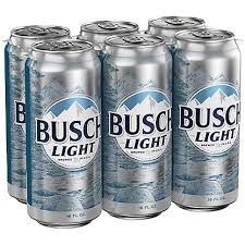 BUSCH LIGHT 16OZ CAN 6PK