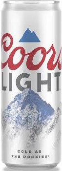 COORS LIGHT 24OZ CAN