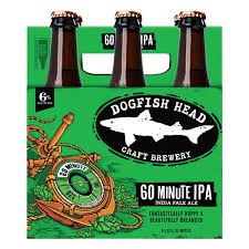 DOGFISH 60 MIN IPA 6PK BTL