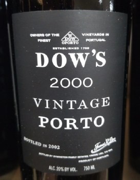 Dow's '00 Vintage Port
