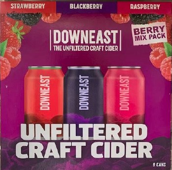DOWNEAST #3 VRTY BERRY 9PK