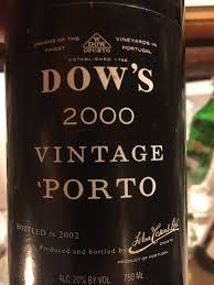 Dow's '00 Vintage Port