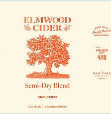 ELMWOOD CIDER SEMI-DRY 4PK