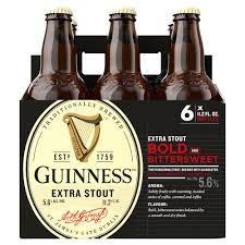 GUINNESS EXTRA STOUT 6 PK BTL