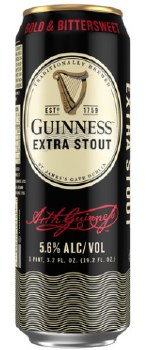 GUINNESS EXTRA STOUT 1/6LOG