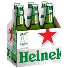 HEINEKEN LIGHT 6PK BTL