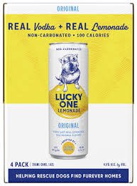 LUCKY ONE VODKA LEMONADE 4PK
