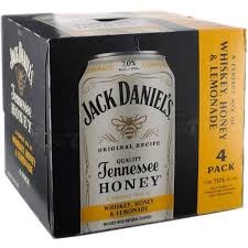 J D HONEY & LEMONADE 4PK