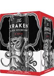 KRAKEN BLACK SPICED COLA 4PK