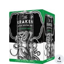KRAKEN BLACK SPICED RUM/GNG4PK