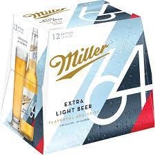 MILLER 64 12PK BOTTLES