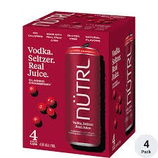 NUTRL CRANBERRY 4PK
