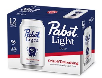 PABST LIGHT 12PK CAN
