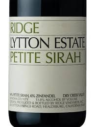 Ridge '18 Petite Sirah
