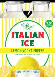 RIGHT COAST ITALIAN LEMON 4PK