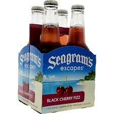 SEAGRAMS BLK CHERRY FIZ 4PK