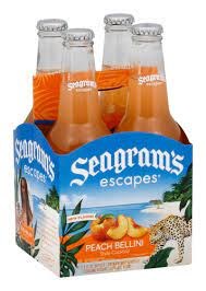 SEAGRAMS PEACH BELLINI 4PK